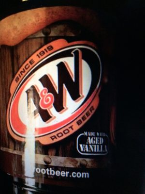A & W made with Aged Vanilla